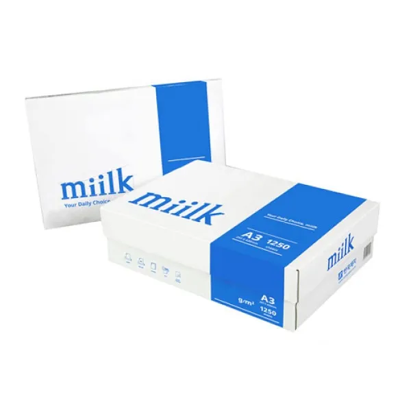 PTH073873[한국제지] Miilk (1250매) 85g 복사용지 A3 1Box 신뢰공장