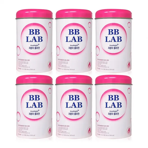 뉴트리원 1포당 500원꼴 먹는 저분자 피쉬콜라겐 1200mg 누적판매2000만포 상큼 믹스베리 맛 비타민 C 유산균 히알루론산 전지현 비비랩 + 활력환, 6통