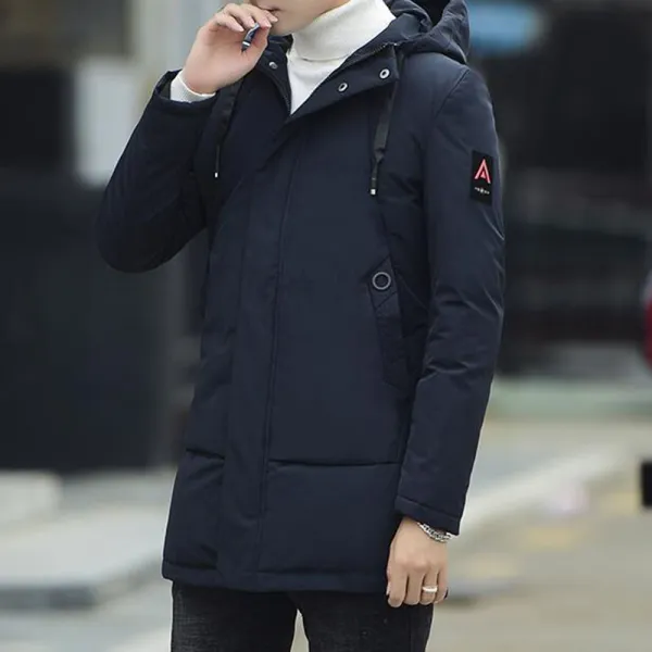 Kirahosi Yz 남자 패딩 점퍼 롱 웰론 자켓 후드 63 Sb58rf