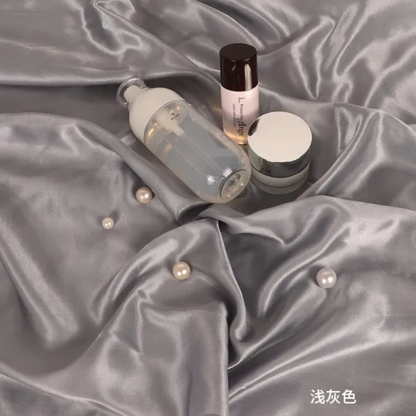 촬영 배경천 냉담 무드 액세서리 화장품 손장난 카메라 방적 견직물 천 차이나 붉은천, 실버그레이 색깔