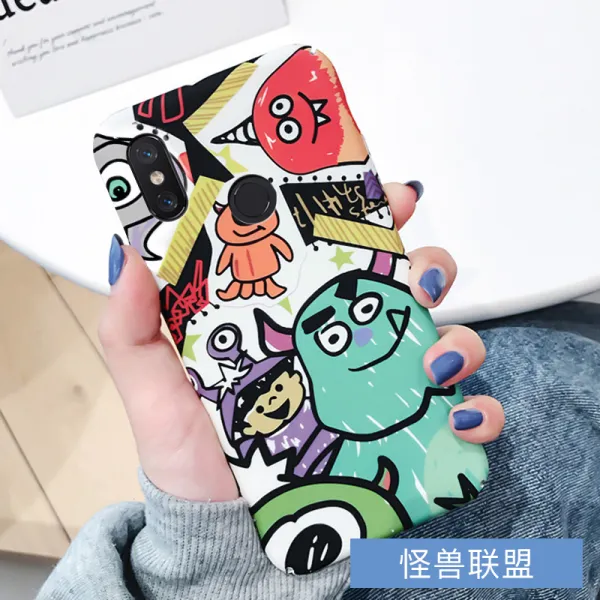 샌딩 하드케이스 XIAOM8 보호케이스 풀팩토리 충격흡수 똘마니 개성 독창적 8후지문 드랜드 남성 여성 M1803E1A