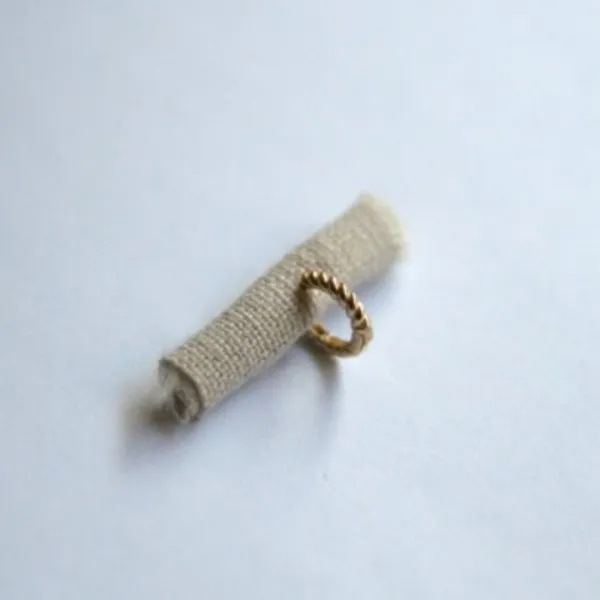 [천삼백케이] [녹다] 10k gold twisted ring earring