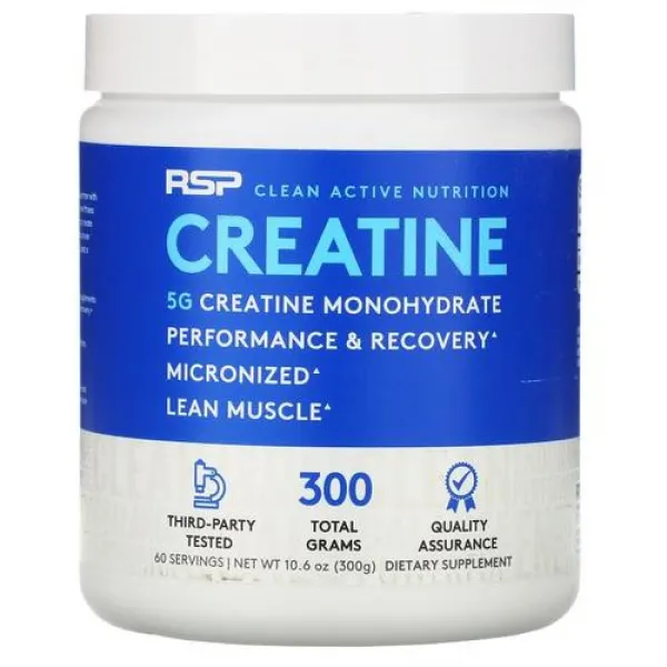 RSP 뉴트리션 Creatine Monohydrate 파우더 5 g 10.6 oz (300 g)