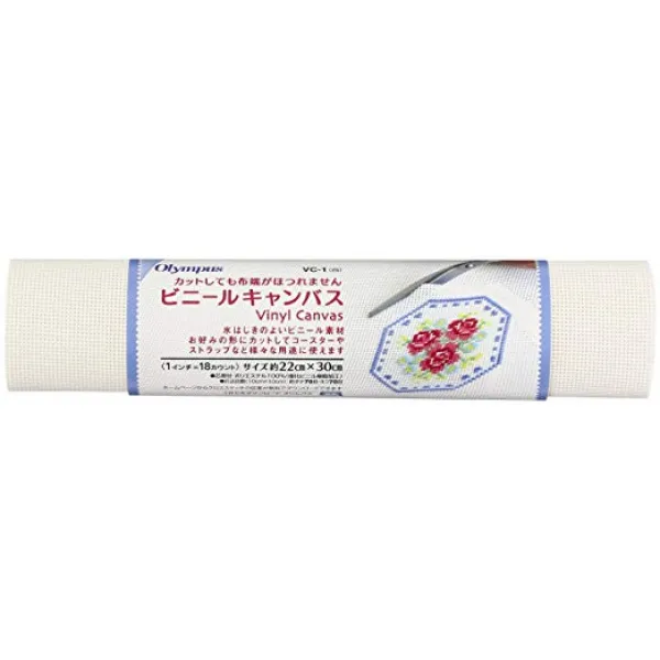 무 빠스 제 실과 비닐 캔버스 (화이트) 약 22cm × 30cm, 단일상품