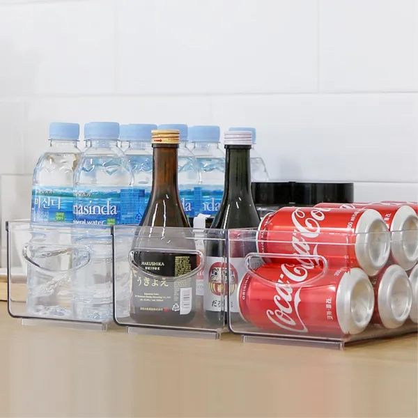 냉장실 캔맥주 탄산음료 생수병 수납함 용기 상부장