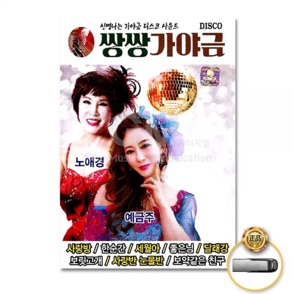 (더지엠)USB_노애경+예금주-쌍쌍가야금디스코100곡