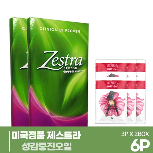 미국 특허 여성 성기능개선제 오르가즘 오일<제스트라>성적쾌감 극대화+비너스핫젤3P, 2개, 3p