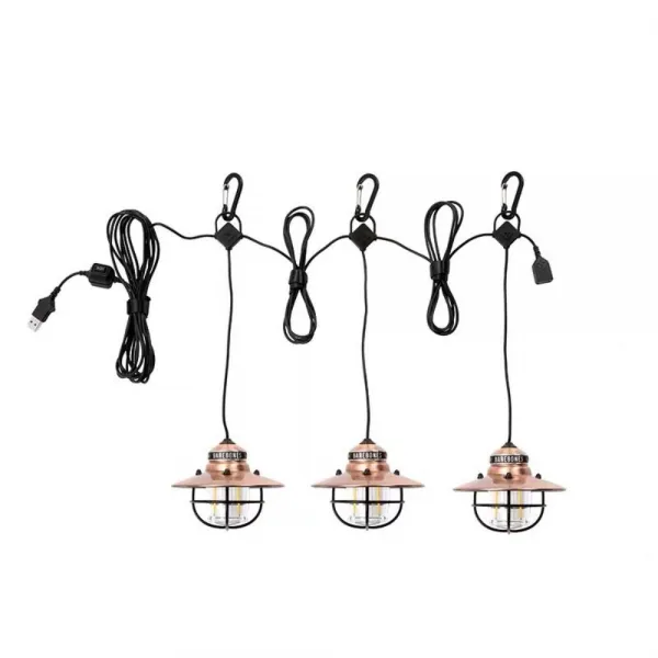 베어본즈 앤틱 LED 랜턴 3종 에디슨 전구 차박 텐트 야외 실내등 무드등 백패킹, 브론즈 3개개