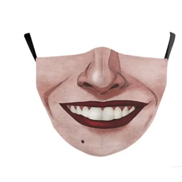 사람의 얼굴 패턴 웃기다 핍진 캐릭터 낯짝 3D 플라워 프린트 개성 엽기적 가능 현시 표정, B178-814B178-814 매출함