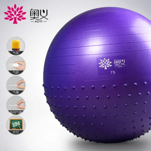아기 조기 교육 요가 공 두껍게 폭발 방지 정품 큰 드래곤 볼 어린이 통합 교육 공 균형 공 아기 훈련 보라색