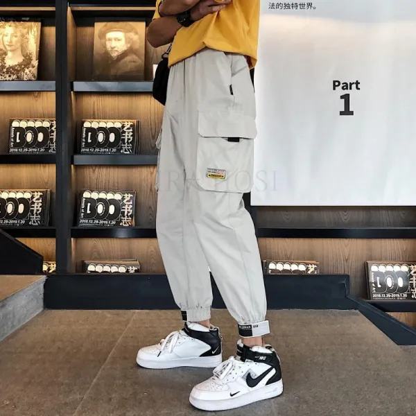 Kirahosi 남성 스판 빅사이즈 카고 밴딩 조거 팬츠 바지 해외배송 88호 Znx83v+덧신 증정