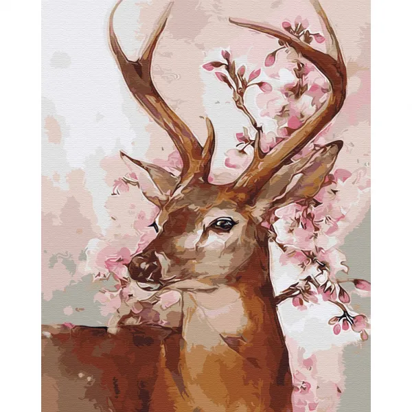 아트조이 DIY 명화그리기 (물감2배) 행운꽃사슴 2 40x50cm