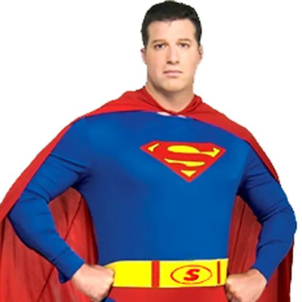 [후쿠미 강] 슈퍼맨 의상 코스프레 의상 할로윈 크리스마스 superman 망년회 가장 생일