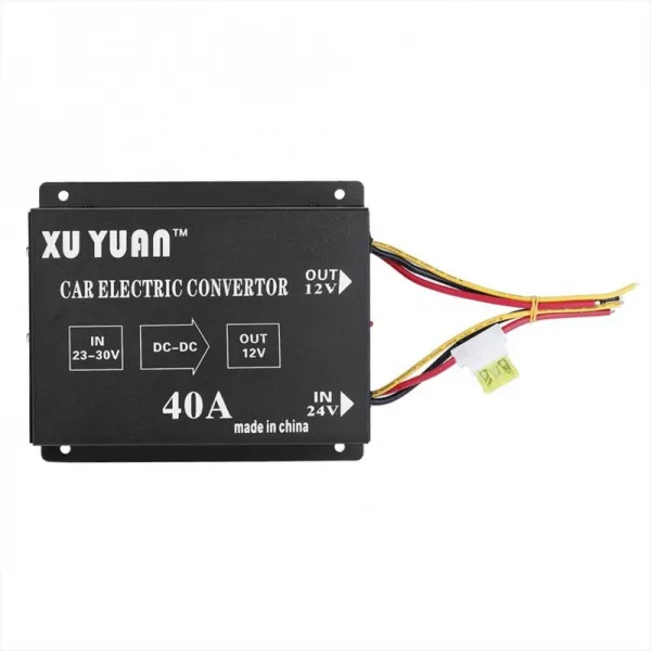 더 많은 선택권 24vto12v / 40a / 480w 를 가진 12v 힘 변환기 전기 변환 장치 전압 흡진기 강압 변압기