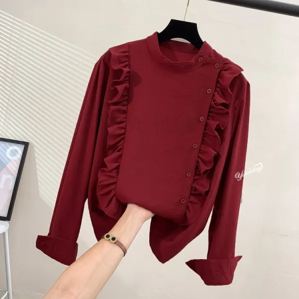 kirahosi 트렌디 코듀로이 셔츠 여 봄 긴팔 트렌디 116호+덧신증정 COv76ktb