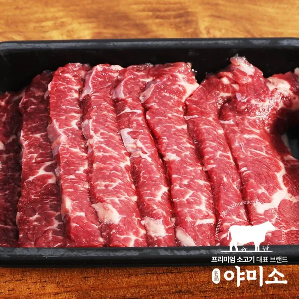 [한정할인] 야미소 미국산 블랙앵거스 냉장 소고기 살치살 400g, 800g, 1200g, 400g