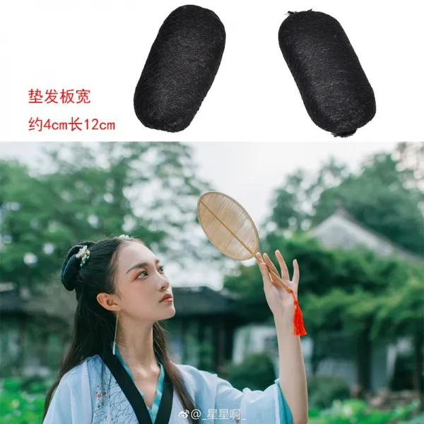 제파존 고대복장 꽈배기트 중국한복 8자 헤어가방 전 레이스 쇠뿔 매트 가능 꼬불꼬불 옥장이 있다 노래 몽둥이질을 함, 1, 매트 딱딱해지다 와이드 4롱 12 한