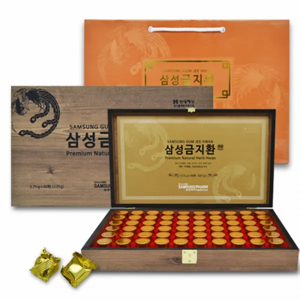 삼성 금지환 녹용 침향 분말 홍삼분말 부모님 설 선물 설명절 고등학교선생님 50대생일 사돈 선물 60환, 단일상품, 단일상품