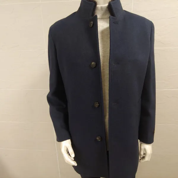 인디안 트레몰로 세정 겨울 천연모피 머스카렛 에리 탈부착 캐시미어 코트