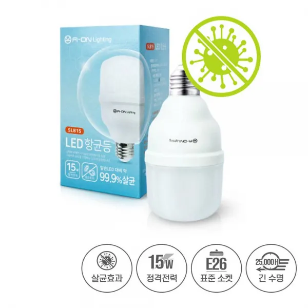 TB무배 LED등 실내 복도 주방 항균전구 식당 욕실 향균등 // 벌브 전구 전등, 1개, 본상품, 주광색
