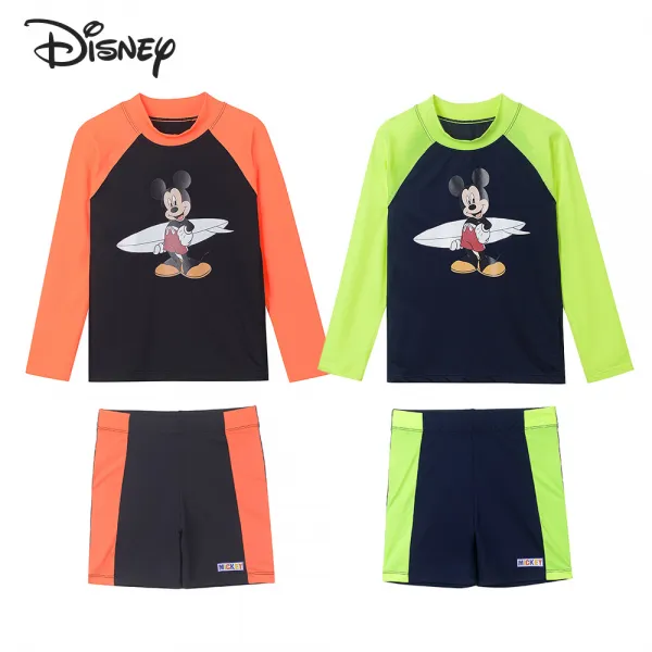 디즈니 아동 미키보드 래쉬가드+바지세트 Ch022 C013_c