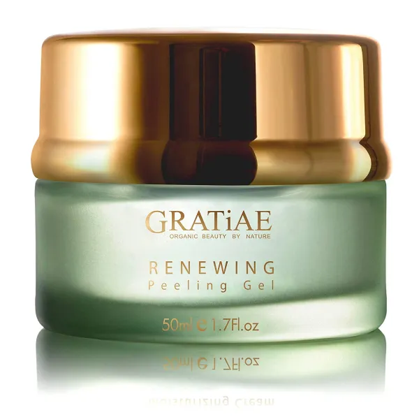 gratiae 유기 갱신 박피 젤 얼굴 마스크 순하다 클렌저 로 마녀 개암 나무 깊은 cleans 제거합니다 죽은 피부 세포 그리고 블랙 헤드 노화 관리 1.7 액량 오즈