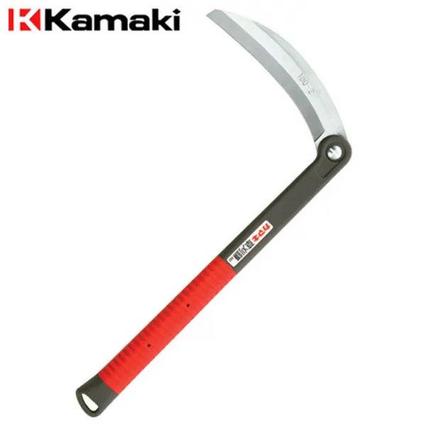 [일본직수입]kamaki 원예공구_ 정원용 낫 풀깎기낫 KA-180-2 (날교체식) * 2개, 단품