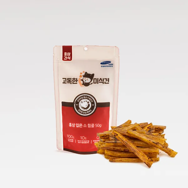 고독한미식견 홍삼입은 소힘줄 50g, 1개