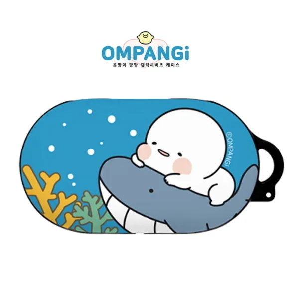  바보사랑 고래팡 옴팡이 팡팡 갤럭시 버즈 하드 케이스 B 색상:고래팡