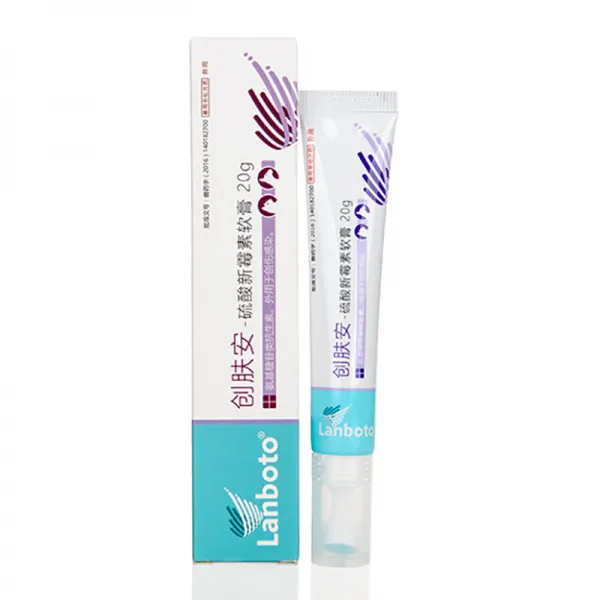 LANBOTO 창피안연고 강아지 상처 유합소염제 고름염제모낭염 탈모고약 애완동물 고양이 치료 외상세균 감염견 화상 20g, 단일상품