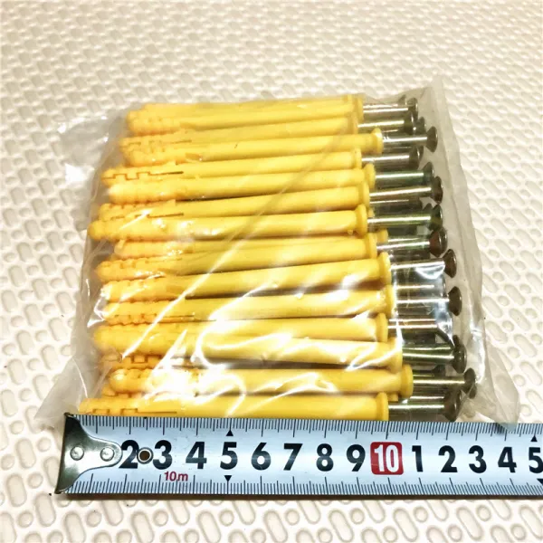 도담스토리 황조기 나일론 비닐 플라스틱 팽창관 6810MM 볼트 오르다 팁 풀 낟알, 팽창관 8*100 나사를 끼워 맞추다