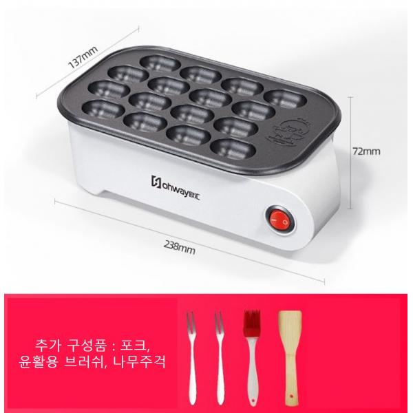 가정용 소형 전기팬 문어빵 타코야끼 풍빵 붕어빵, 미트볼