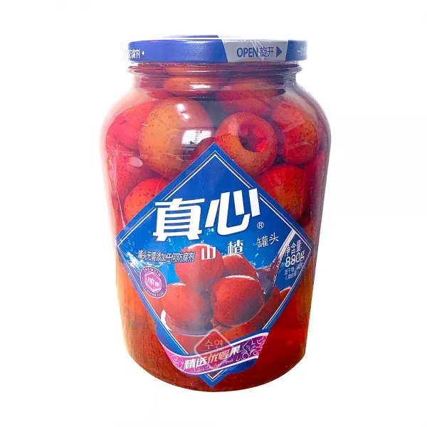  수연중국식품 중국식품 산사나무열매 산사통조림 산사병조림 880g 