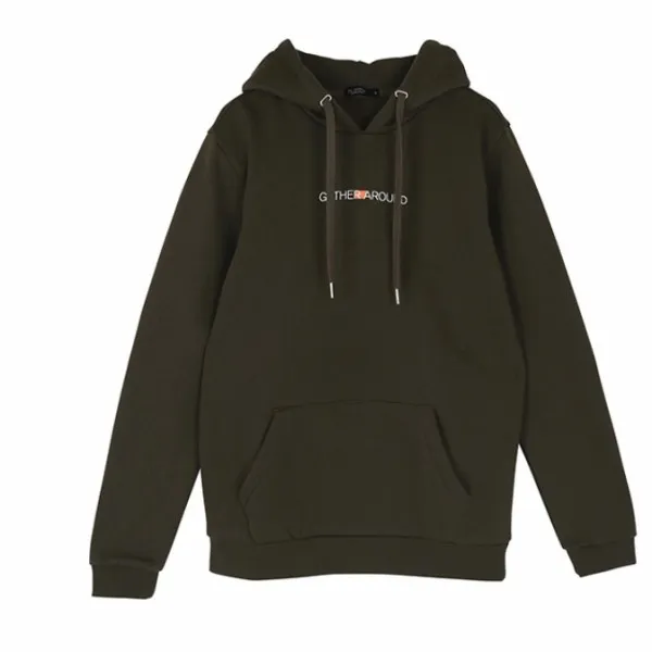 Tbj 남녀공용 레터링 기모 후드티셔츠 T174ts300p 