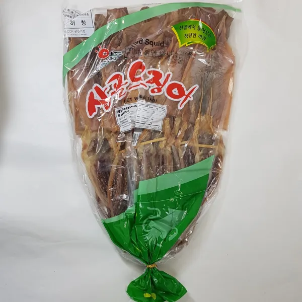 [무료배송] 영동산골오징어 1kg(10~14마리) 마른오징어 건오징어