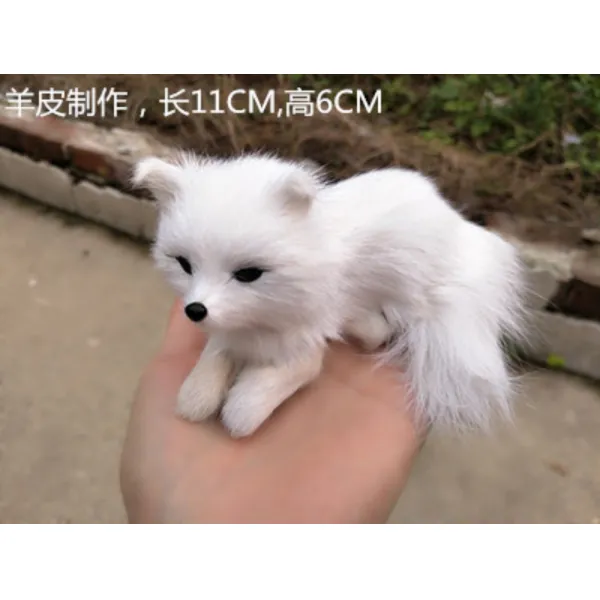 구미호인형 진짜같은 여우인형 인테리어소품, 크림색, 옵션cm
