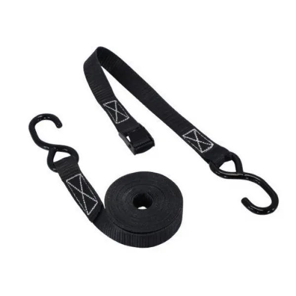 매질 벨트 S 자 훅 0.25ton 폭 25mm 길이 0.5 + 4m 2 개 세트, 1개