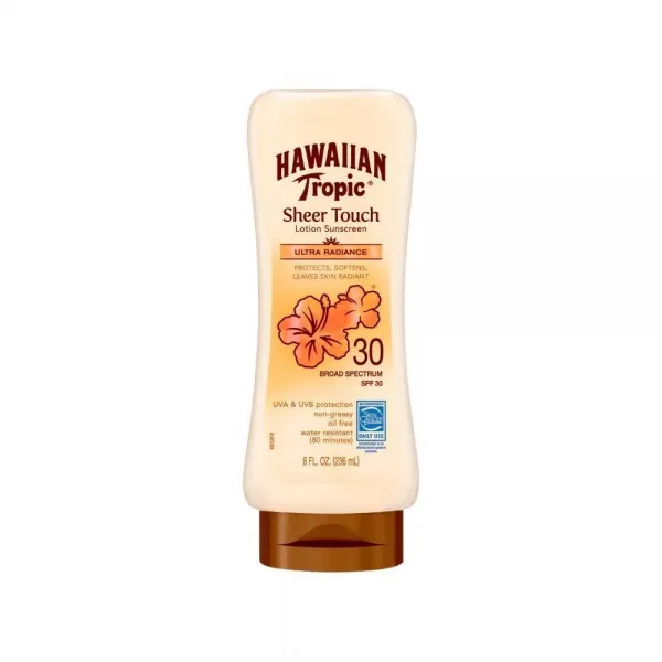 하와이안 열대 8 온스이다. 깎아지르다 터치 과격파 빛 로션 자외선 차단제 spf 30