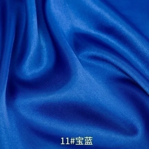 프렌드영 복장 원단 진홍 블랙 남색천 그린 천 엘로 컬러 분홍 천과 주단을 만들다 패브릭 방적 견직물, 11# 왕족블루 1건 ＝1메터 여러