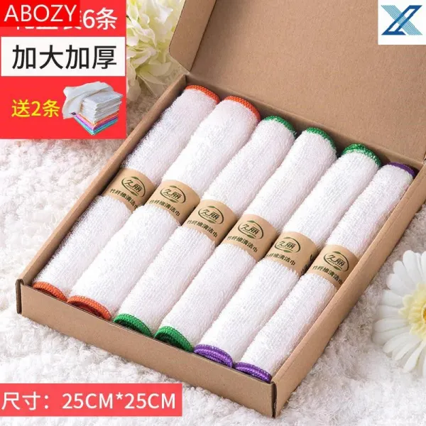 테필라 손질 키친 완고 찌든때비누 싱크대 대나무 섬유 오일 제거 집안일 인싸템 걸레 틱톡 같은, 많다  2개 도합 발 8스틱 큰사이즈
