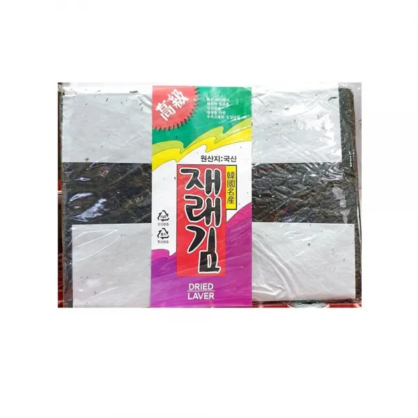 제철 해산물 반찬 재래김밥김(해누리 100매입 220g)X10 김 해조류 해(W69926E), 오버레이 1