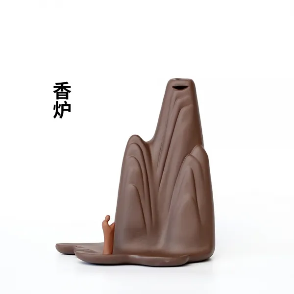 역류향받침 백플로우 인센스 홀더 타워 인센스콘 인텐스 향피우기, 역류 향로