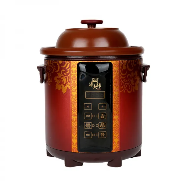 죽제조기 Tb63a38전기냄비 3.8/4.8/6.8l자사뚝배기 국끓이는 뚝배기 죽끓기 대사 T03 4 6인 의탁 4.8리터 Tb63b48 블랙