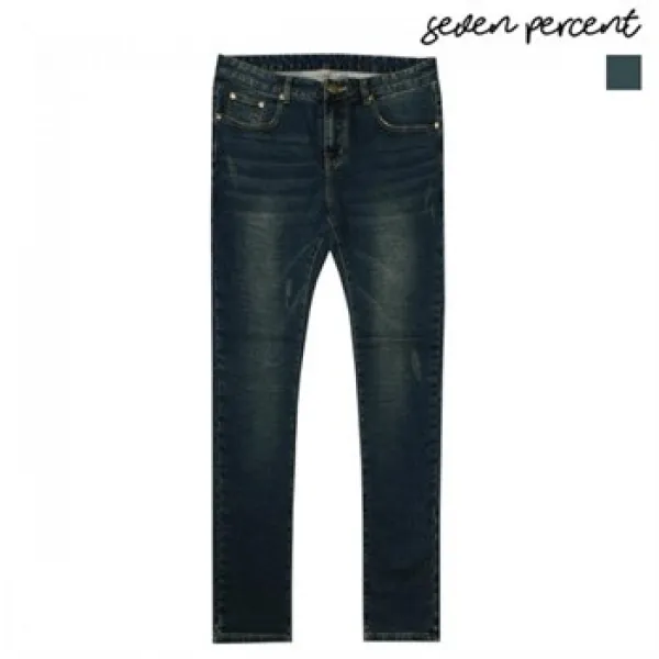 세븐퍼센트 J 9985 기모안감 스판 남자 청바지
