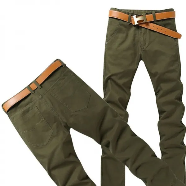 남성 캐주얼 팬츠 여름 얇은 오버핏 슬림 일자 카고 바지 남장 바지빅 사이즈 박시