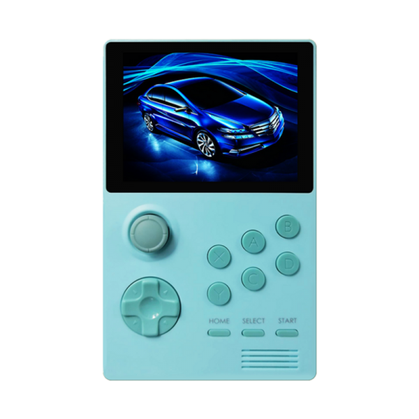 POWKIDDY A19 Pandora s Box Android Supretro 핸드 헬드 게임 콘솔 IPS 화면 내장 3000 게임 30 3D 새 게임 WiFi 다운로드, 푸른