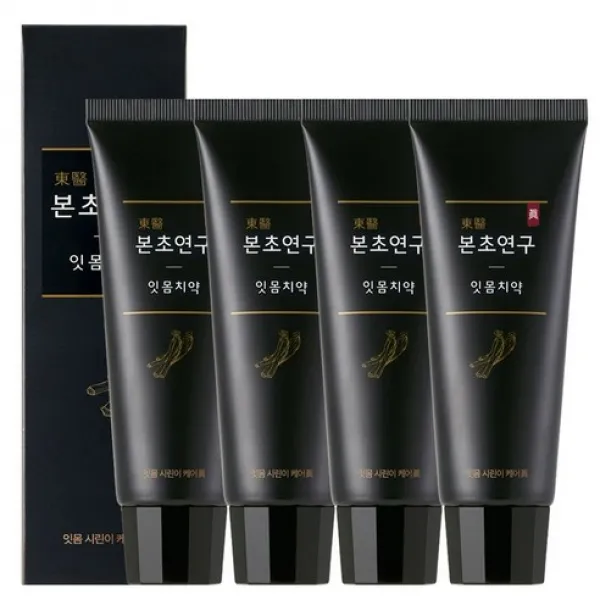 아모레퍼시픽 동의 본초연구 잇몸 치약, 100g, 4개입