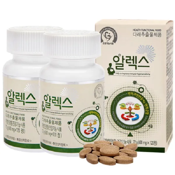 면역력 개선도움 알렉스 면역과민반응 면역영양제 부모님선물, 1개, 240정