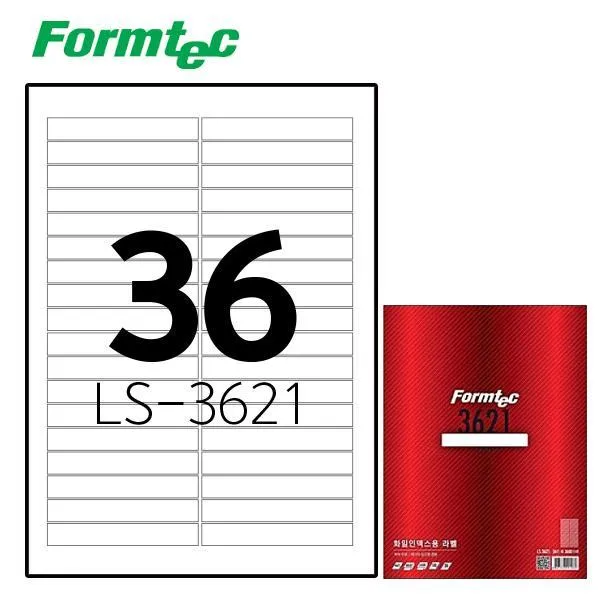 폼텍 LS-3621 100매 레이저잉크젯 라벨, 1개, one size