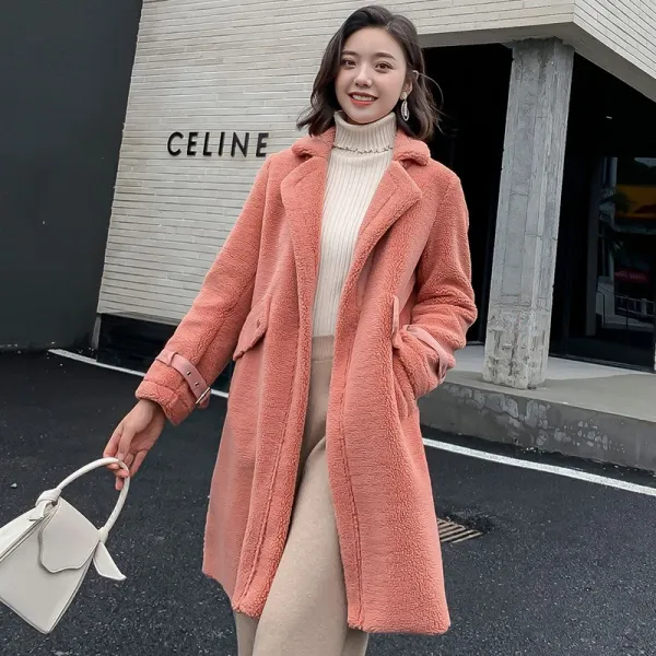 한별몰 여성 겨울 양털 후리스 자켓